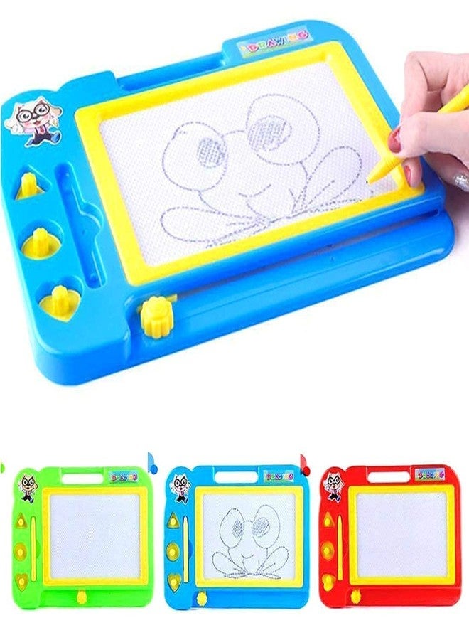 FRATELLI Plastic Magic Slate for Kids/Pen Doodle/Pad/Erasable Drawing,Writing Learning Board(Basic Magnetic Board Very Useful and Easy to Use,Helps Children in Learning How to Write,Read and Draw) - Image 1
